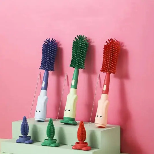 Goupillon biberon | Double Action Ergonomique Monde à maman