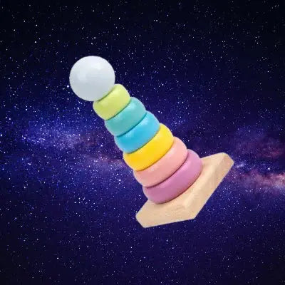 Jouet en Bois - WoodenToys™ - Tour Macaron - Monde à maman