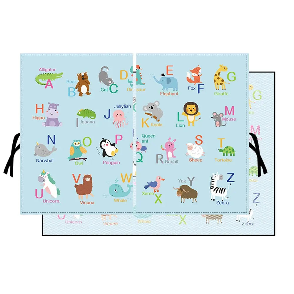 Pare-soleil-enfant-animaux-lettres