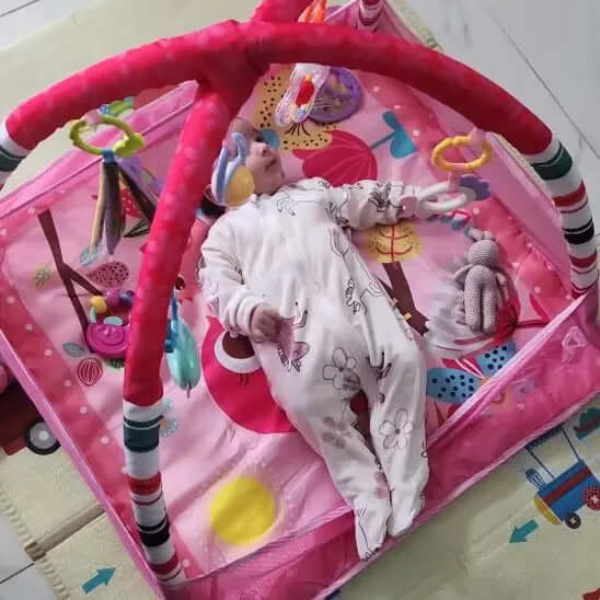Tapis d'éveil sensoriel pour bébé | Stimulateur - Monde à maman