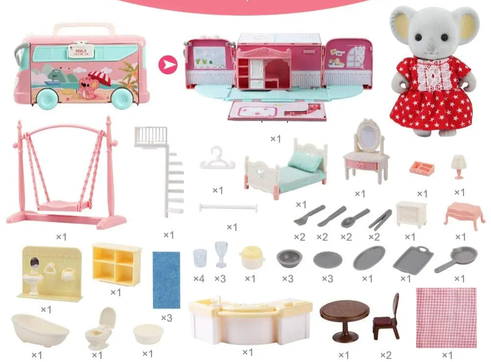 accessoires de maison de poupée