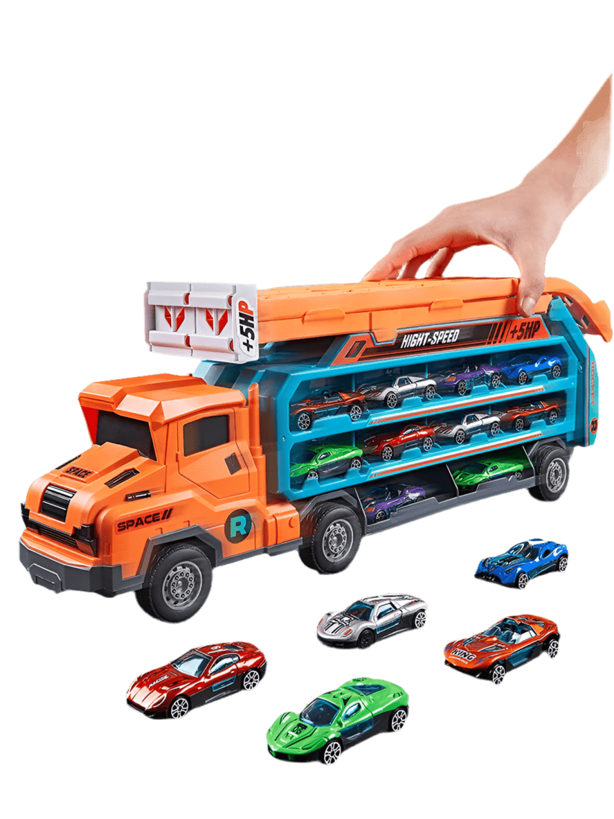 Camion avec piste de course - Monde à maman