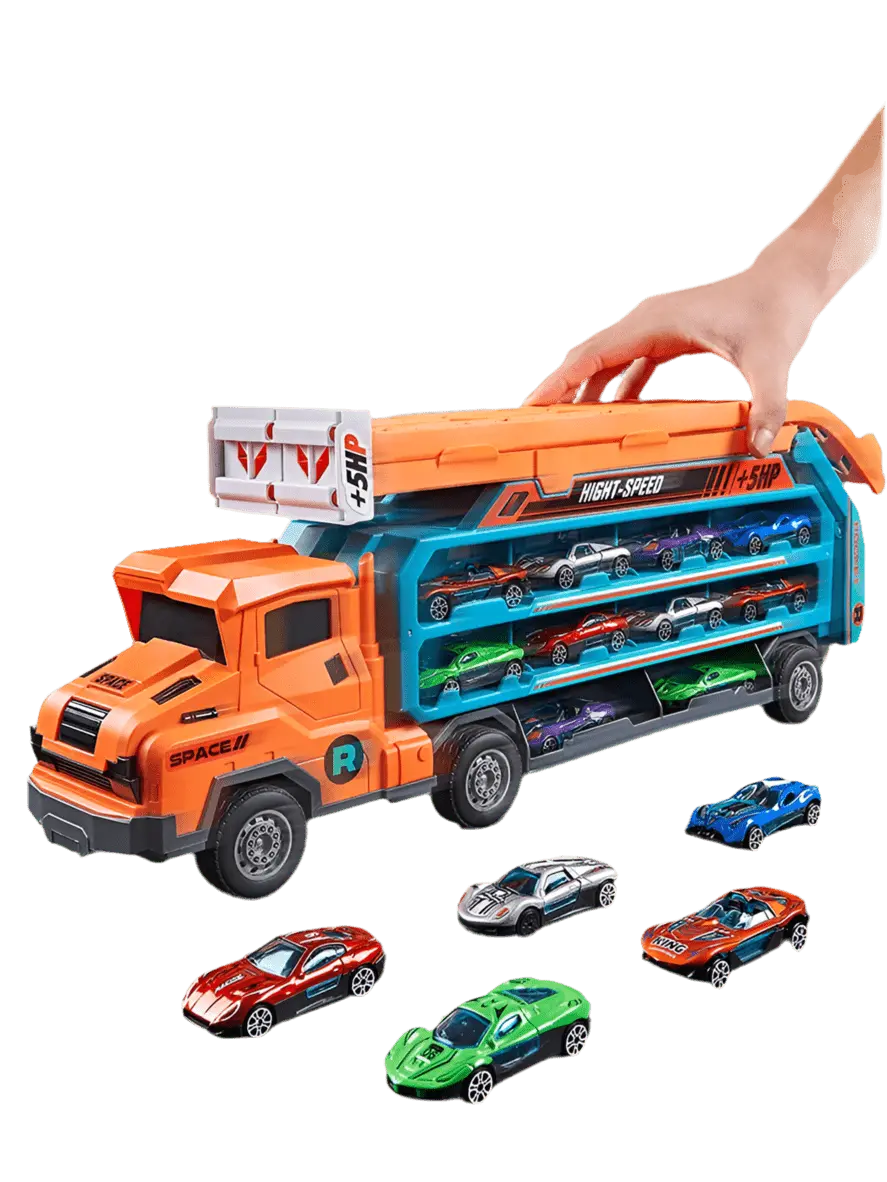 Camion avec piste de course - Monde à maman