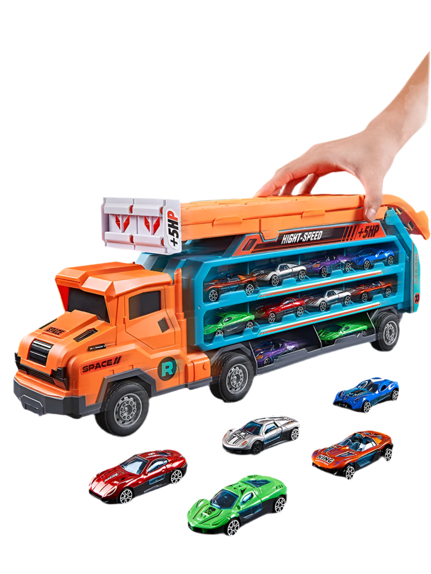 Camion avec piste de course