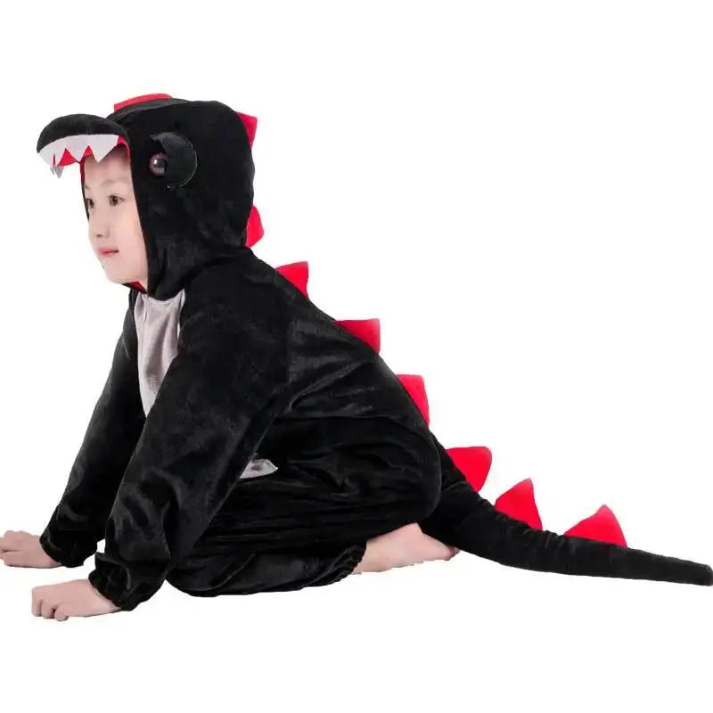 Déguisement dinosaure Noir - Monde à maman