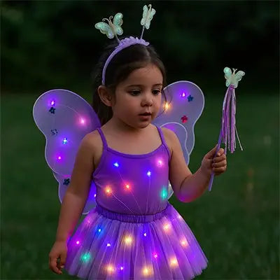 Déguisement enfant | Fée Lumineuse LED Monde à maman