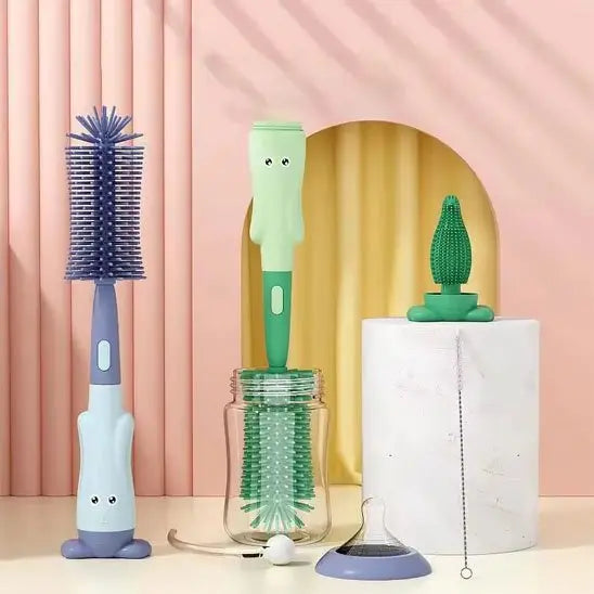 Goupillon biberon | Double Action Ergonomique Monde Ă  maman