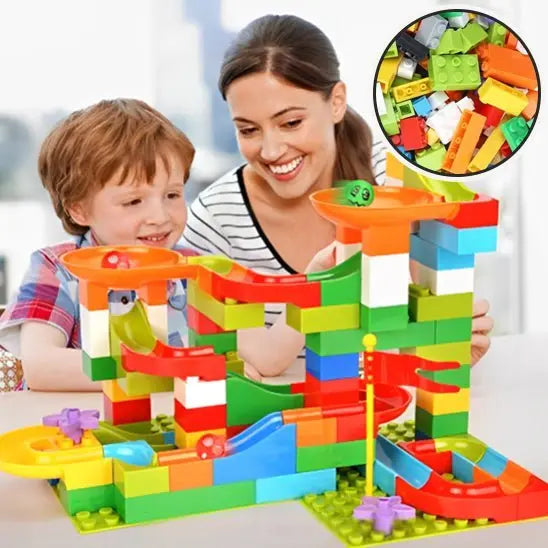 Labyrinthe de construction - Monde Ă maman