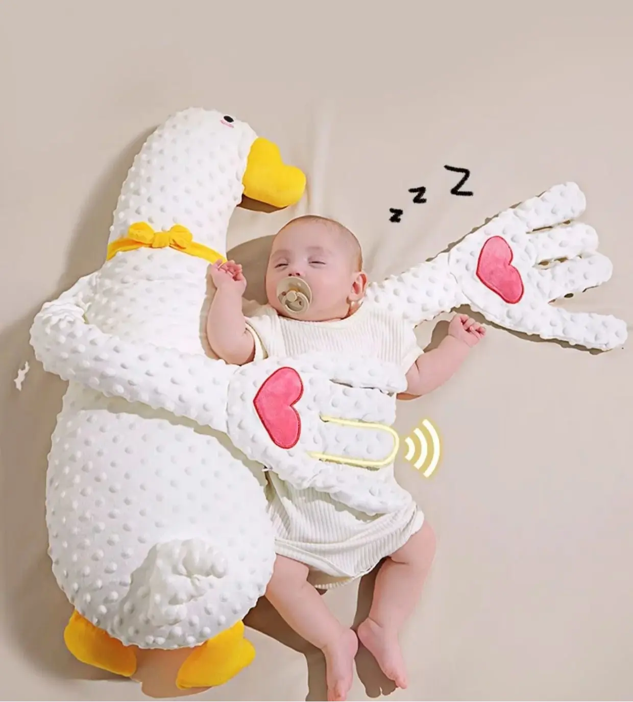 Paume de mains apaisante pour bébé Monde à maman