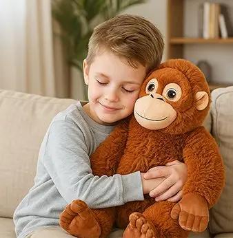 Peluche singe - Monde à maman