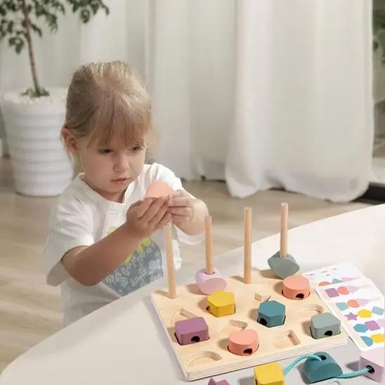 puzzle bébé en bois - Monde à maman