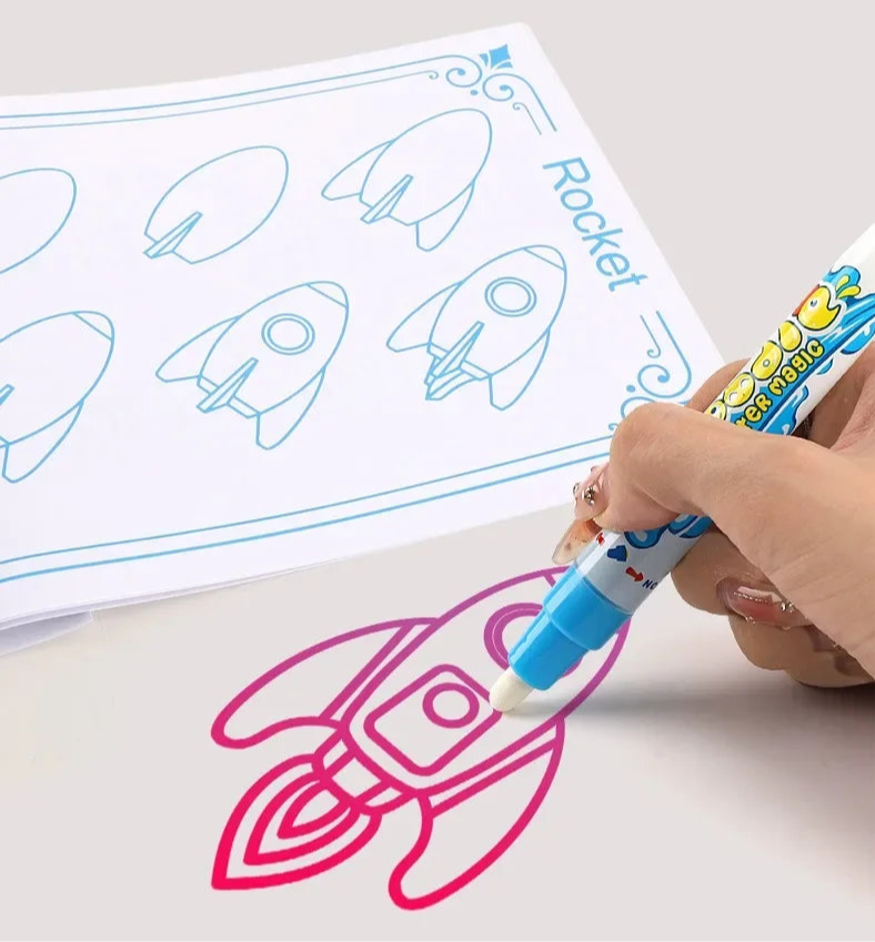 Tapis de coloriage - Doodle -avec stylos magiques