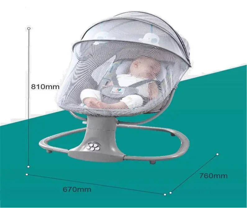 Balançoire électrique pour bébé - Monde à maman