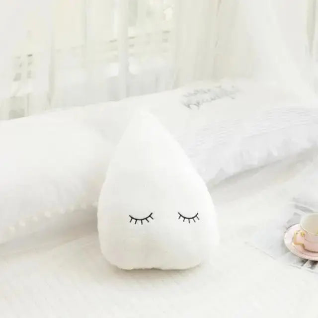 Coussin décoratif chambre d'enfant | Étoile - mousseline brodée Coussin décoratif chambre d'enfant | Étoile - mousseline brodée
