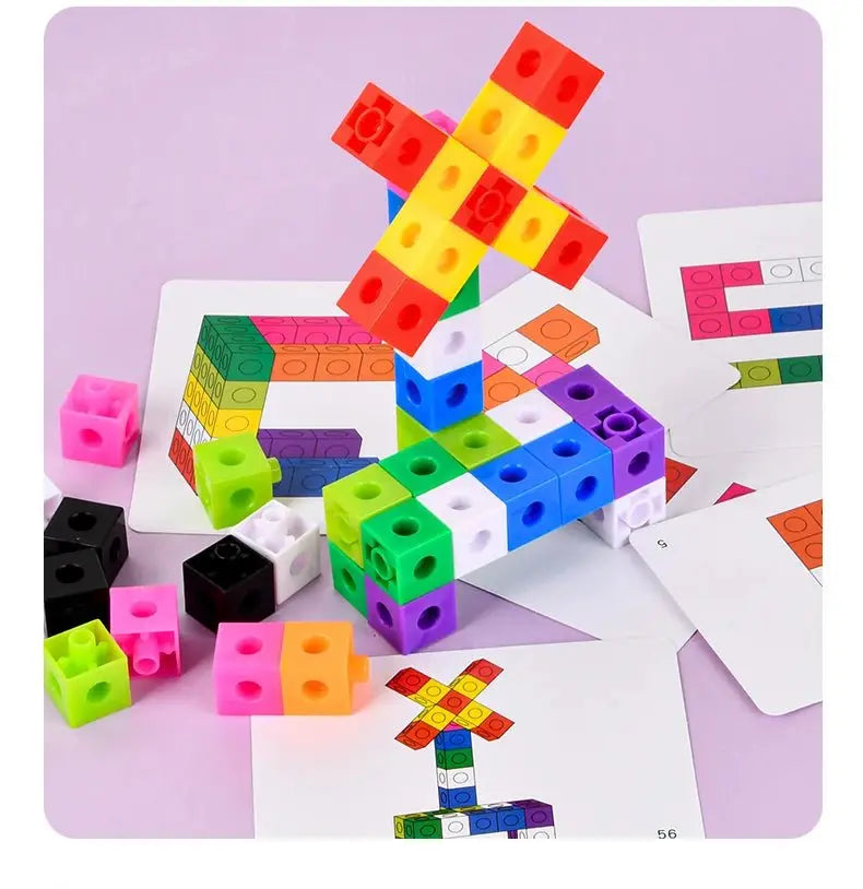 Cube de construction - Monde à maman