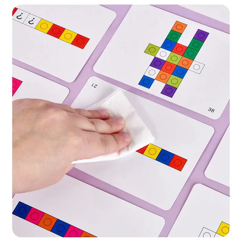 Cube de construction - Monde à maman