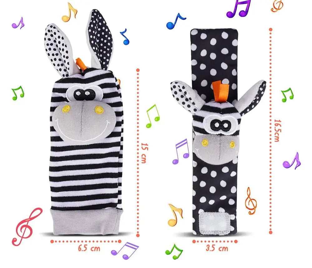 Hochets - 4 pièces - Monde à maman