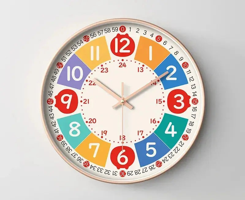 Horloge éducatif pour enfant - 8 pouces - Monde à maman