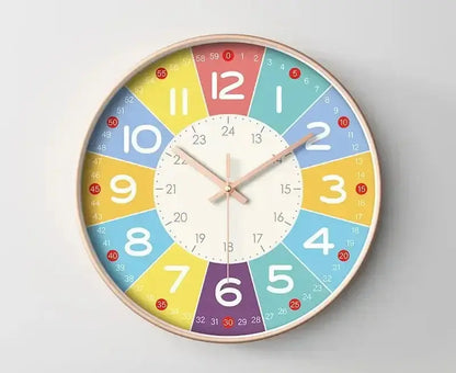 Horloge éducatif pour enfant - 8 pouces - Monde à maman
