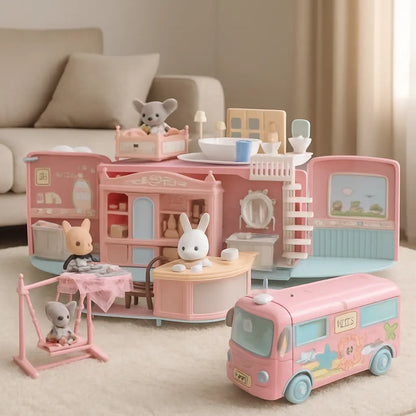 maison de poupée pour petite fille