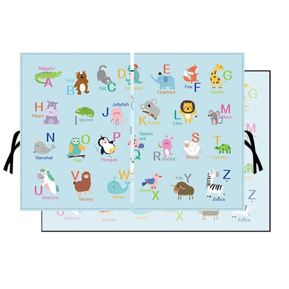 Pare-soleil-enfant-animaux-lettres