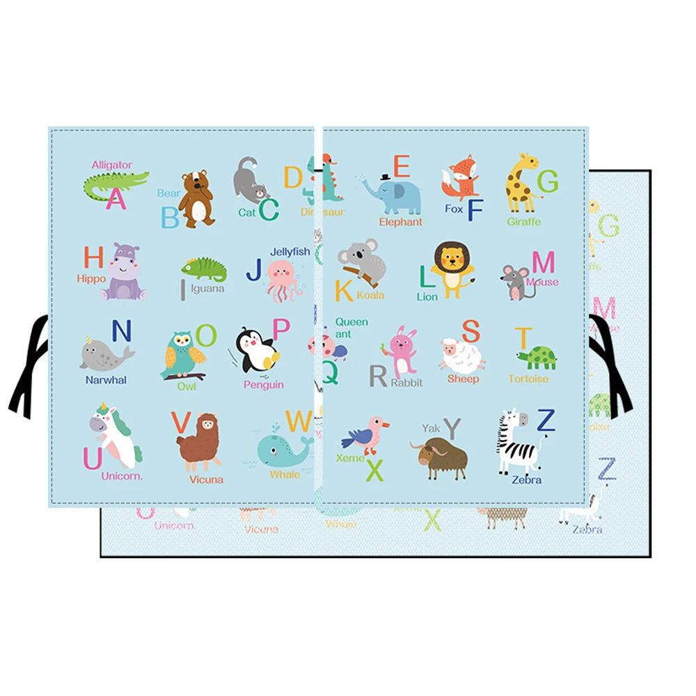 Pare-soleil-enfant-animaux-lettres