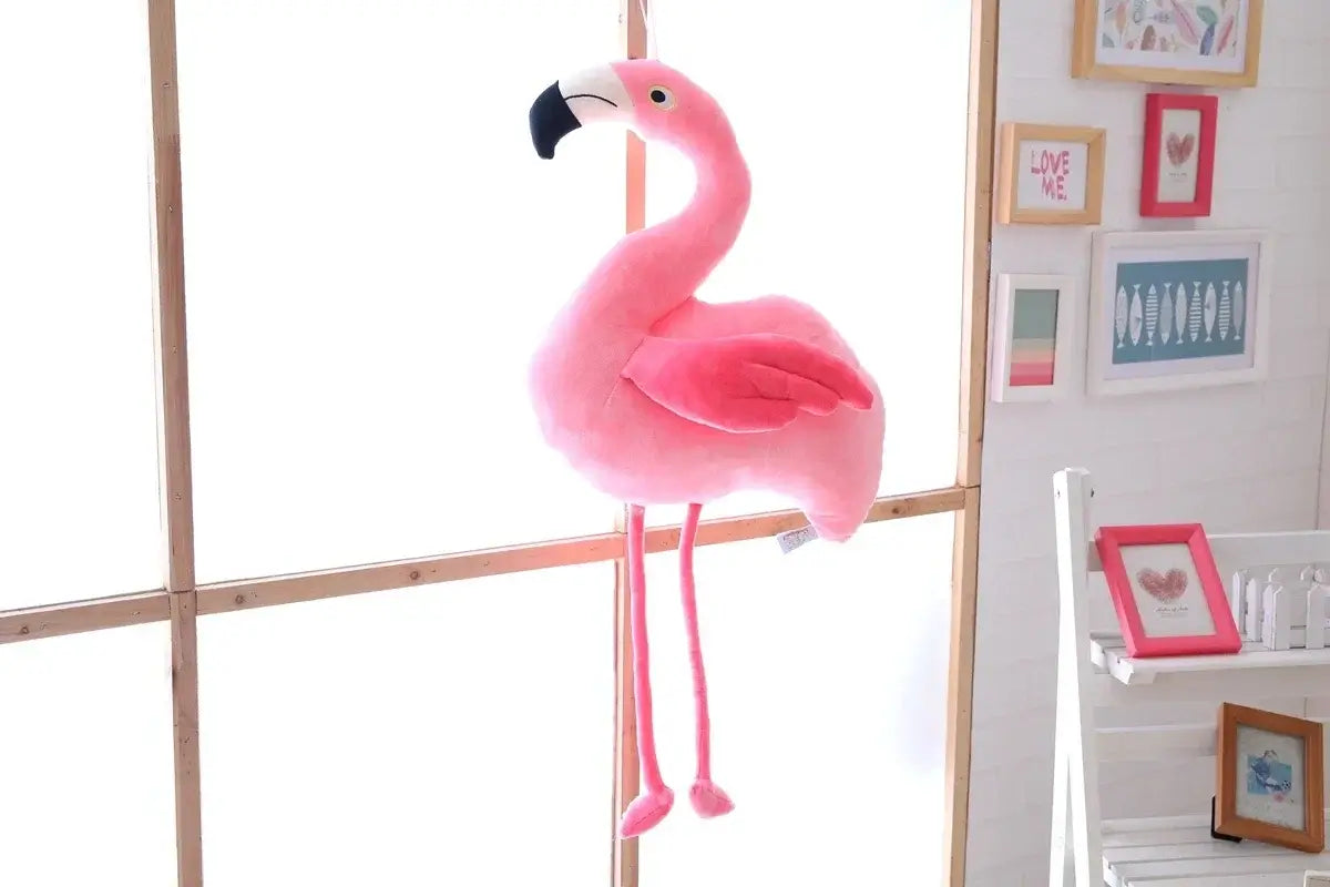 Peluche flamant rose enfant compagnon câlin – Monde à maman