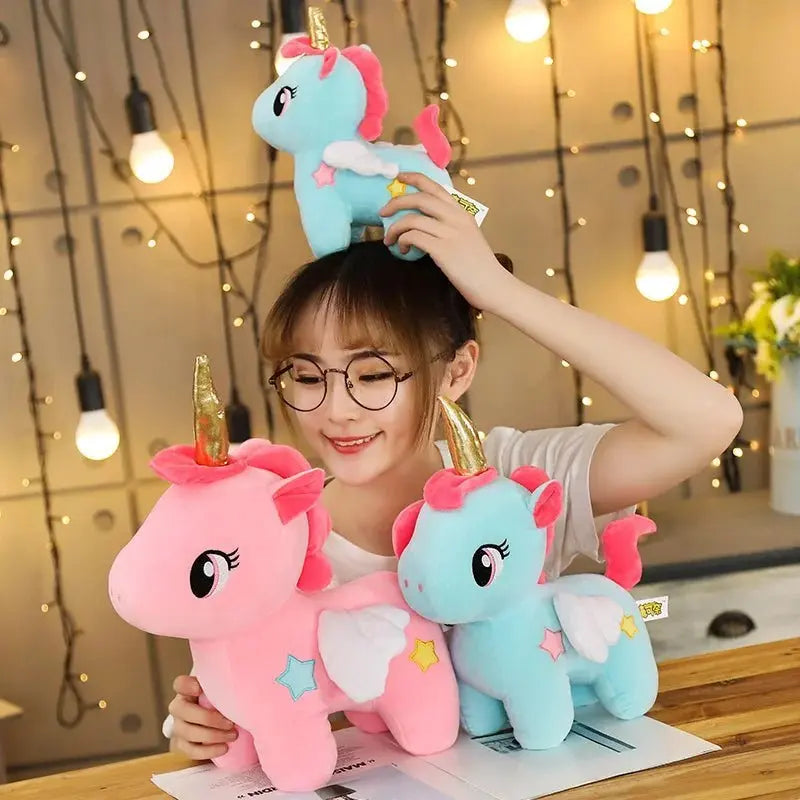 Peluche - licorne - Monde à maman