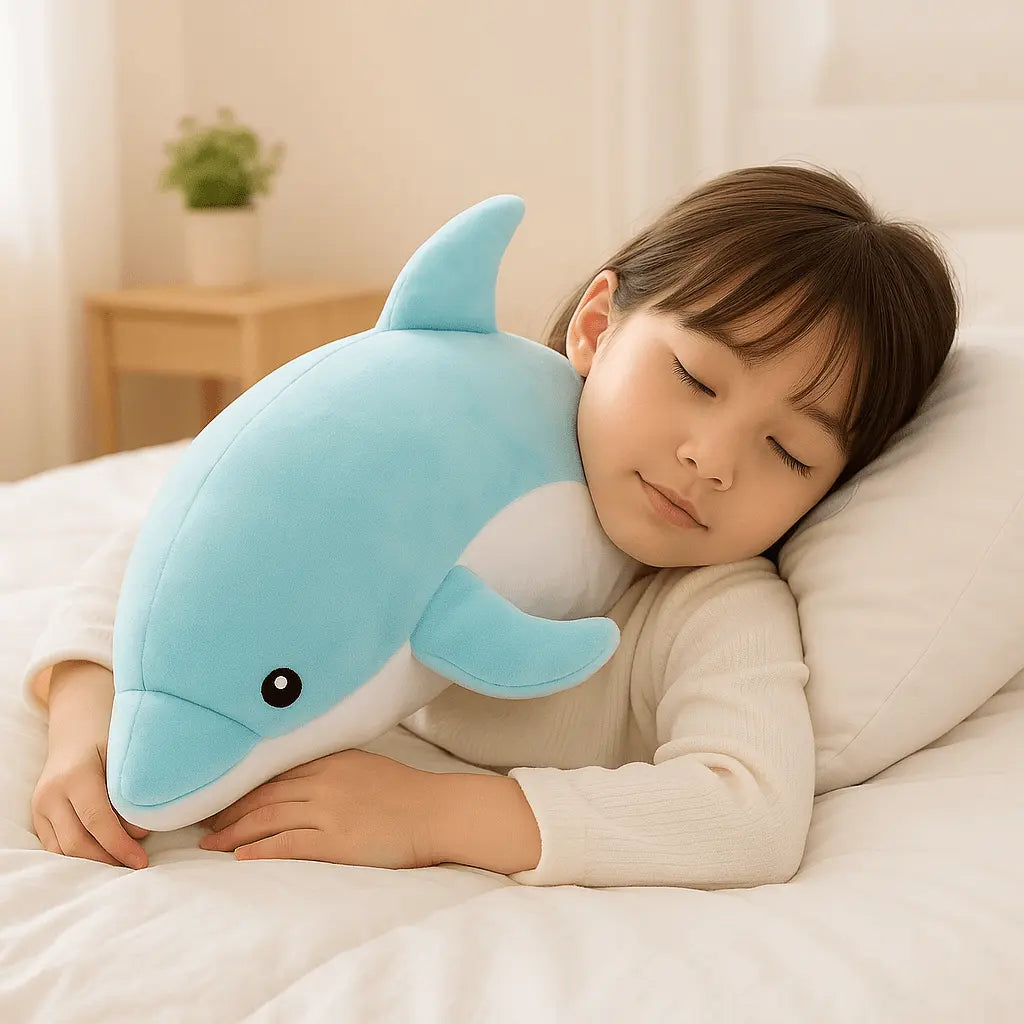 Peluche - dauphin - Monde à maman