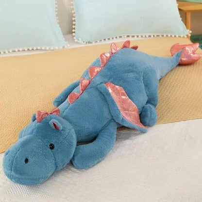Peluche dragon bleu - Monde à maman