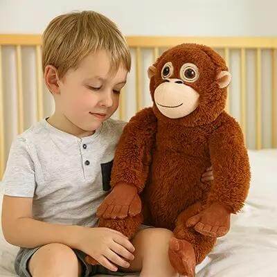 peluche singe - Monde à maman