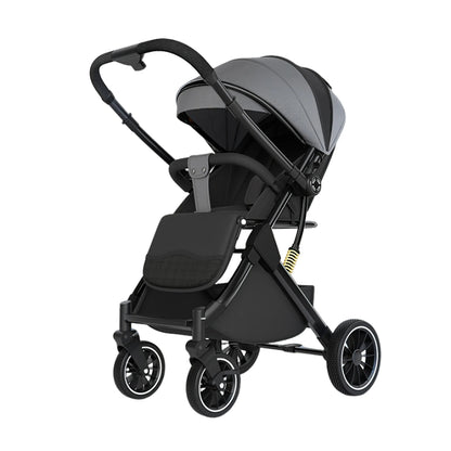 Poussette-compacte-deluxe-pour-bébé-grisé-monde-à-maman 
