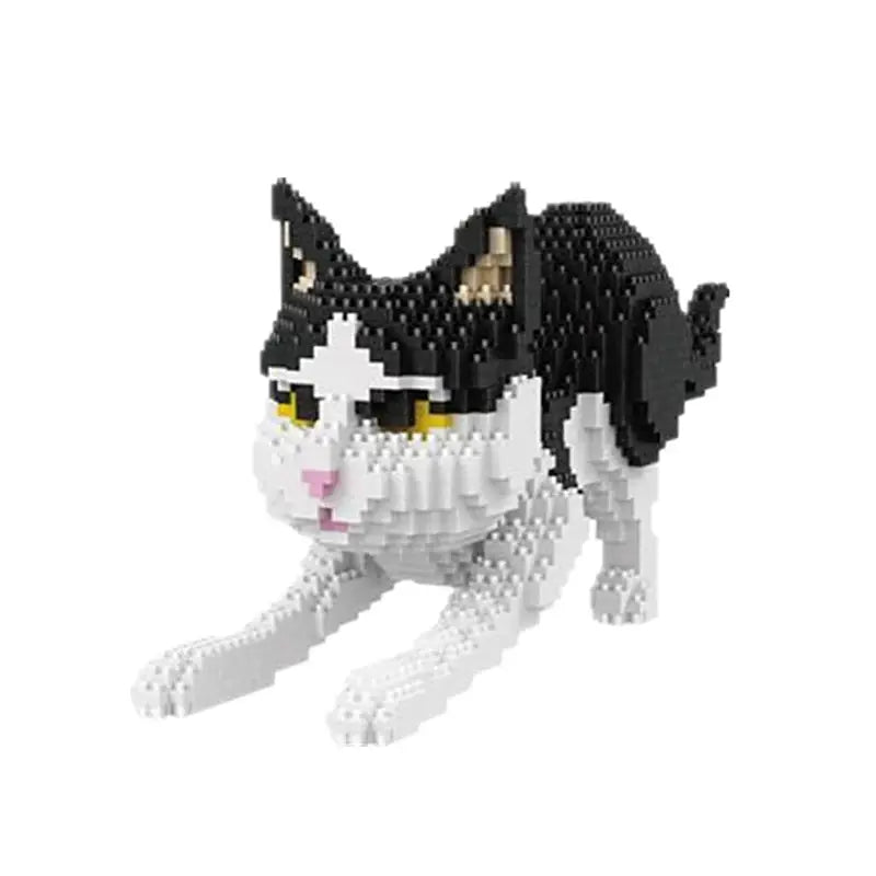 Puzzle-3d-chat-banc-et-noir