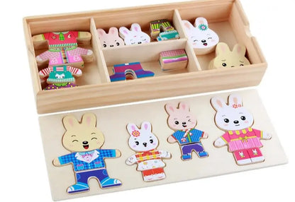 Puzzle - Animaux - Monde à maman