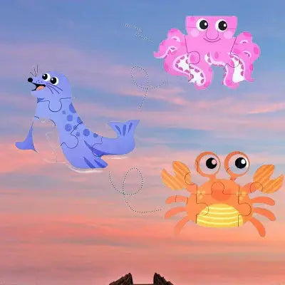 Puzzle Montessori - BabyPuzzle™ - Océan - Monde à maman