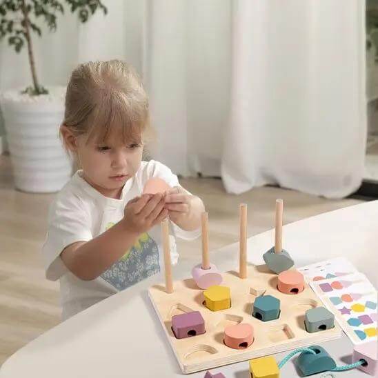 puzzle bébé en bois - Monde à maman