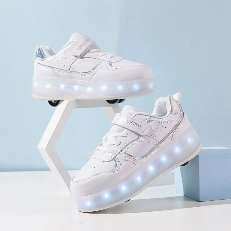 Roller au LED pour enfant - Monde à maman