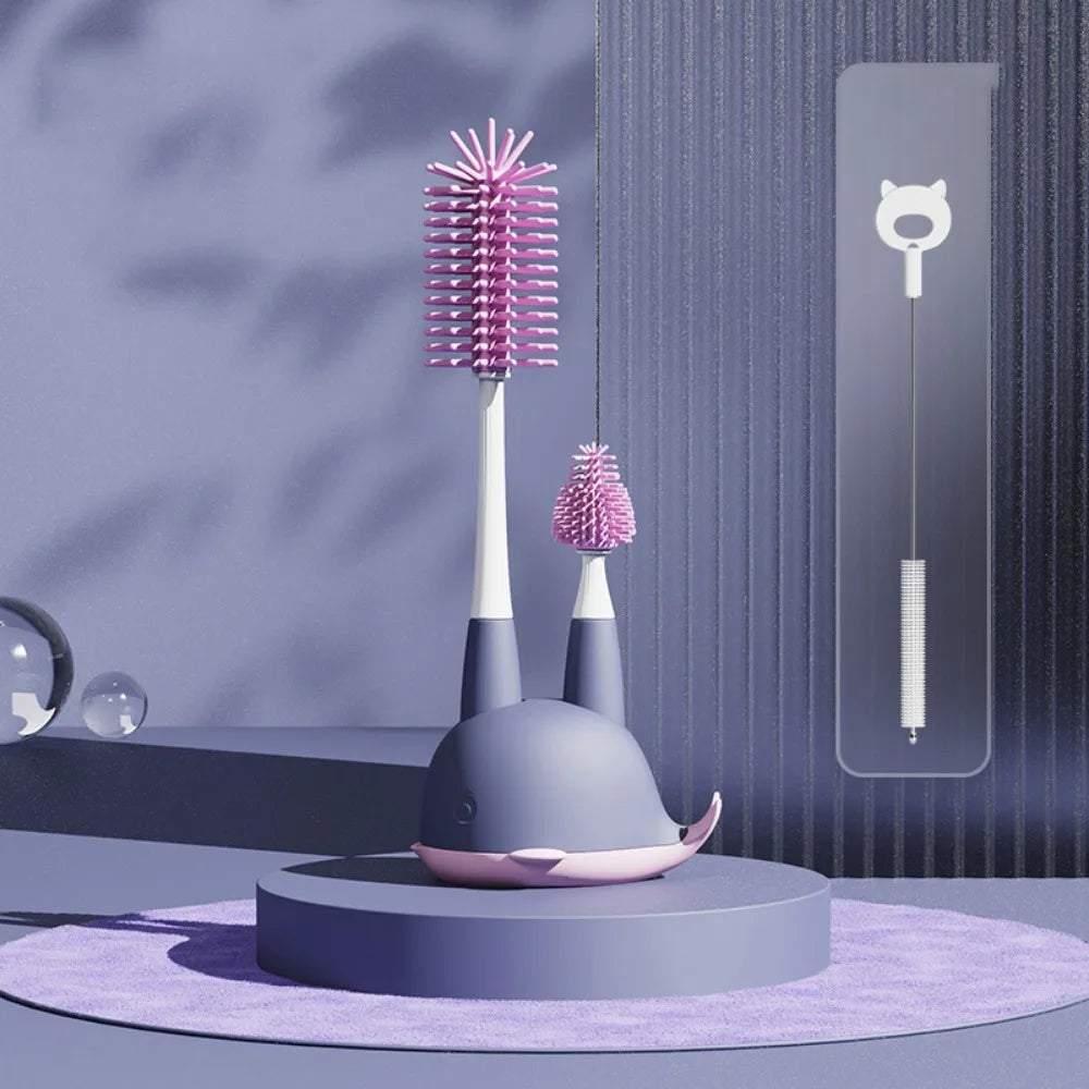 Brosse-biberon-mauve