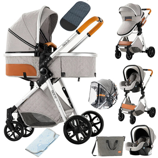 Ensemble de poussette et chaise pour la voiture pour bébé