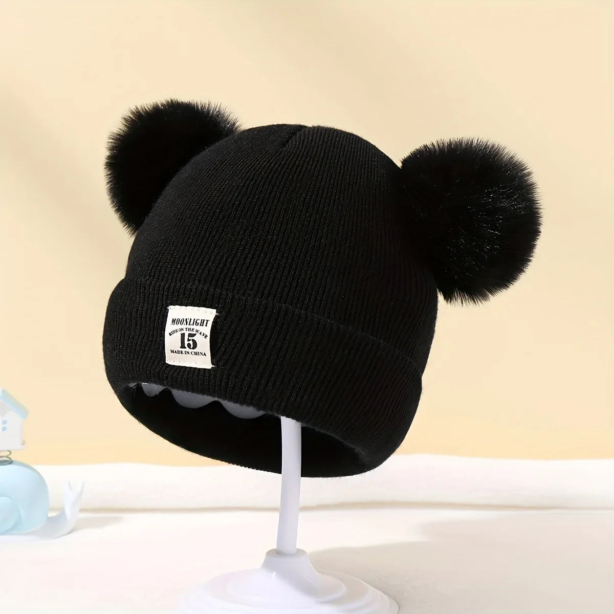 Tuque-pour-bébé-noire