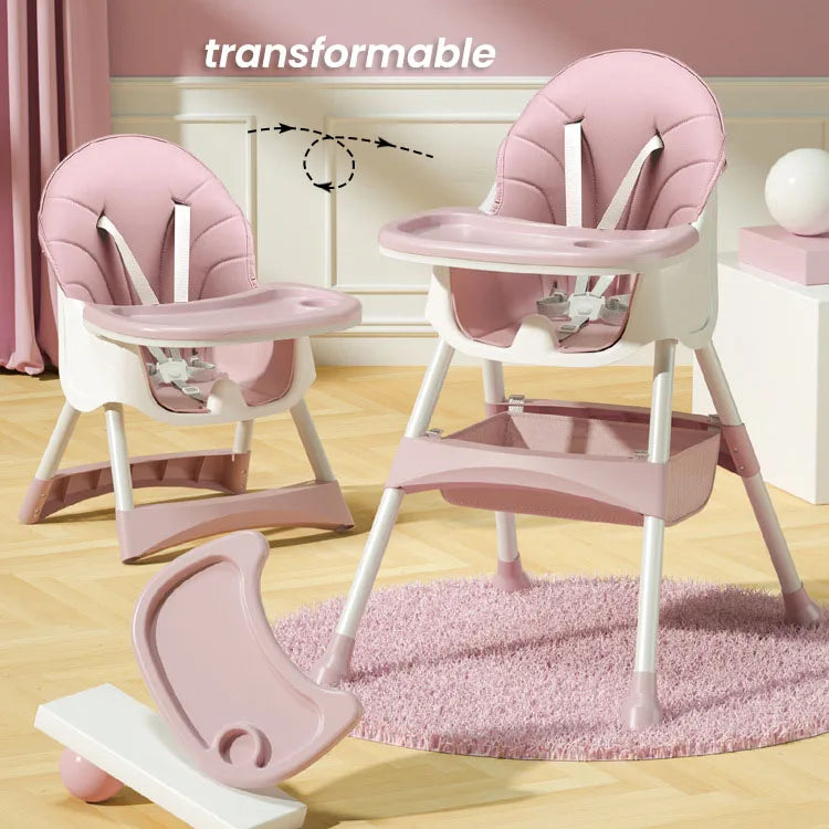 chaise-haute-pour-bébé-tout-rose