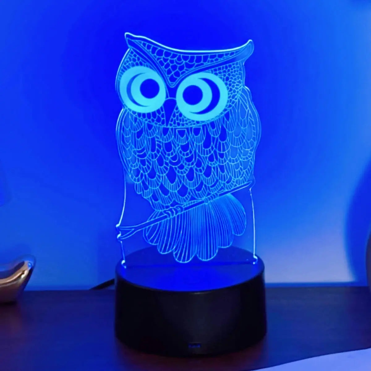 Veilleuse Hibou 3D | Nuit Coloré