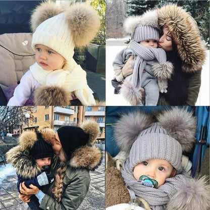 Tuque à pompons Monde à maman
