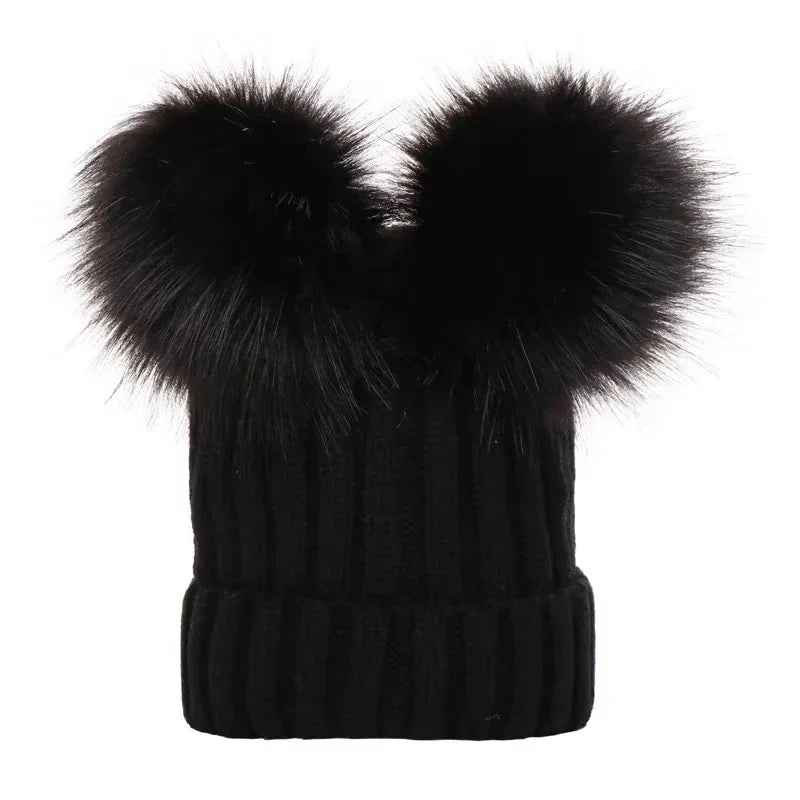 Tuque à pompons