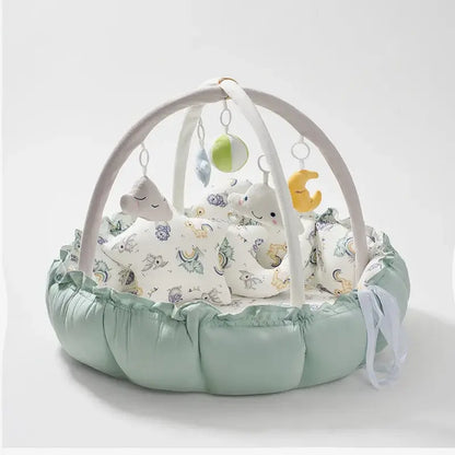 Tapis d'éveil avec jouets colorés bébé – Monde à maman
