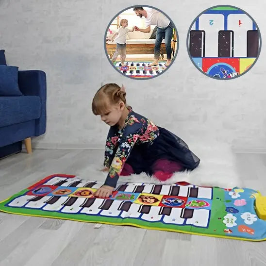 Tapis d'Éveil - CarpetPiano™ - Monde à maman