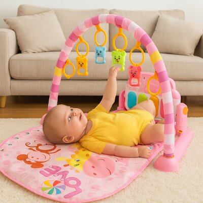 Tapis d'éveil sensoriel SensoryPlay développement bébé  – Monde à maman