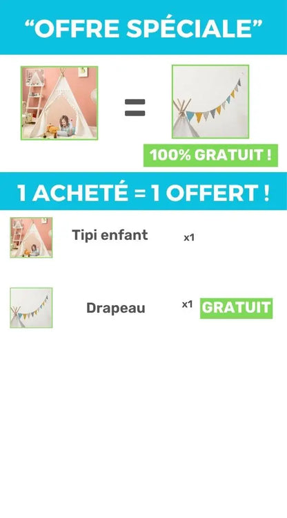 Tipi pour enfant - Monde à maman