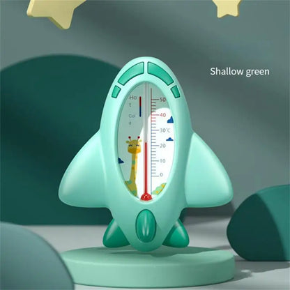 Thermomètre-bain-avion-vert-monde-a-maman