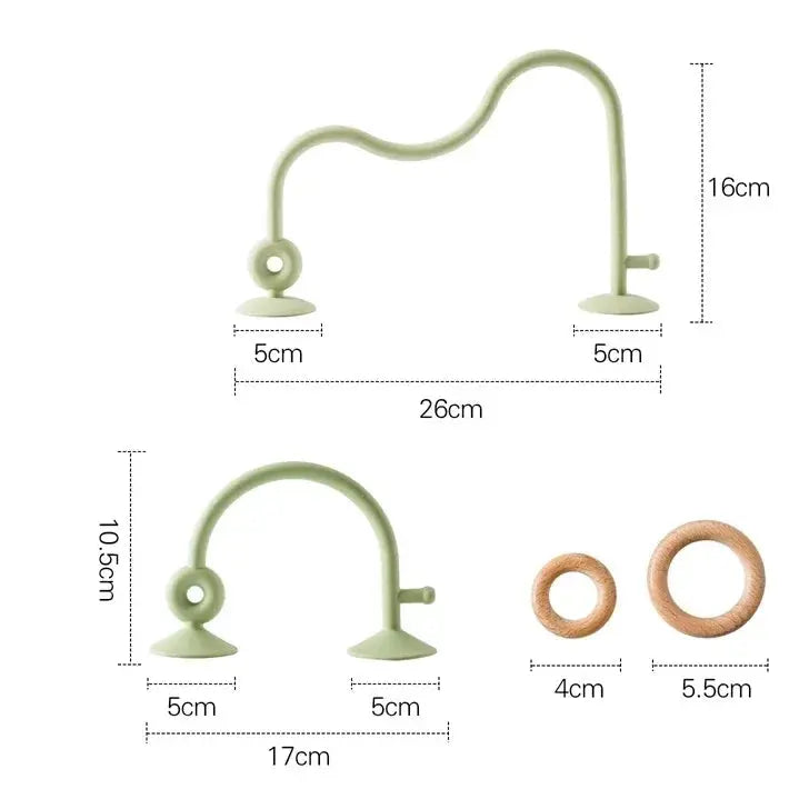 anneau dentition bébé vert